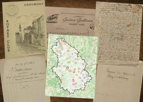 Archives privées et leur outil de visualisation géographique