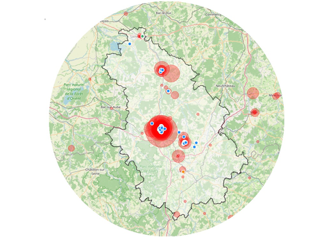 Accès carte interactive fonds Commoy