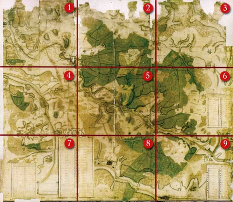 Posters du Plan forestier d’Arc-en-Barrois et de Châteauvillain (XVIIIe siècle)