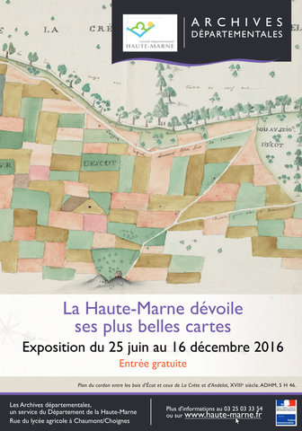 Exposition La Haute-Marne dévoile ses plus belles cartes
