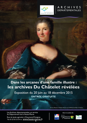 Exposition Dans les arcanes d’une famille illustre : Les Archives du Châtelet révélées