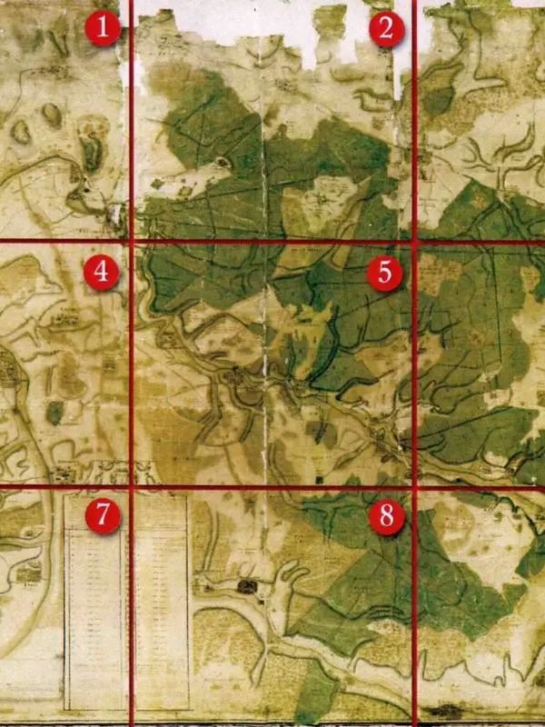 Posters du Plan forestier d’Arc-en-Barrois et de Châteauvillain (XVIIIe siècle)