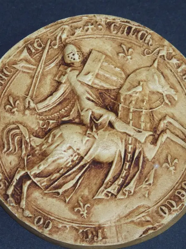 Sceau de Gaucher de Châtillon, comte de Porcien, second sceau 1308